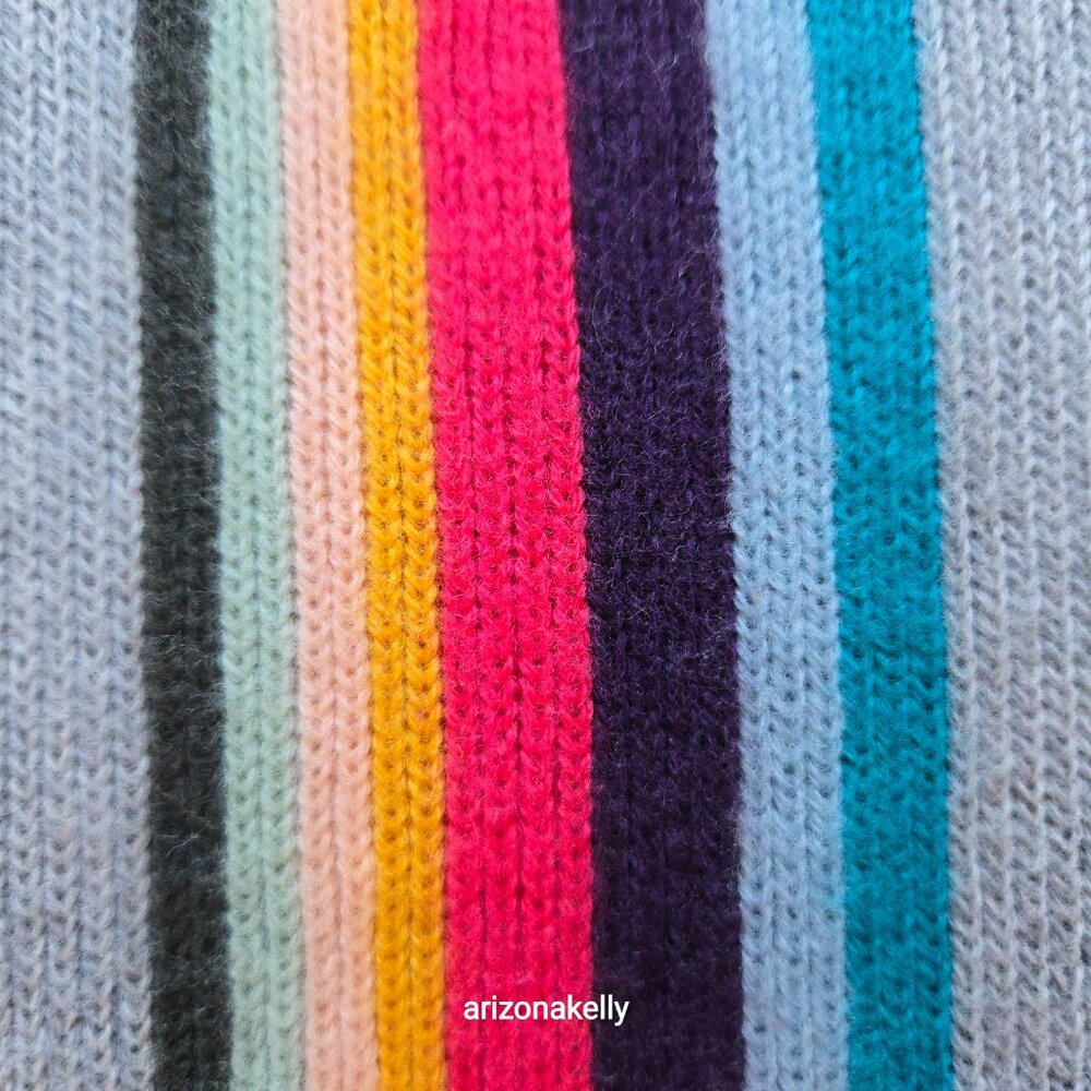 NWOT Paul Smith Knit Wool Striped Scarf - Picture 13 of 16